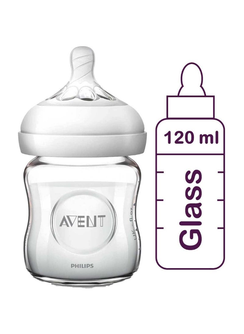Avent Natural Feeding Bottle Glass 120 ml